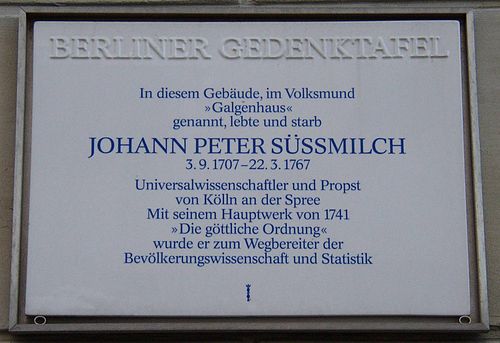 Johann Peter Sussmilch
