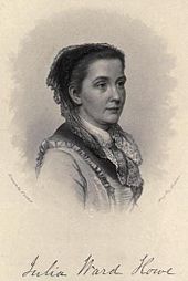 aunt: Julia Ward Howe