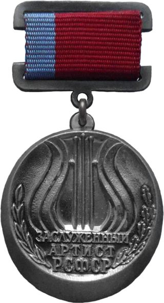 Honored artist of the RSFSR