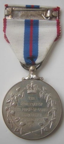 Queen Elizabeth II Silver Jubilee Medal