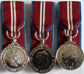 Queen Elizabeth II Diamond Jubilee Medal
