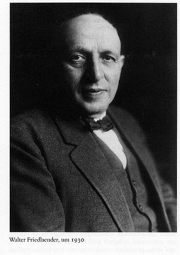 mentor: Walter Friedländer