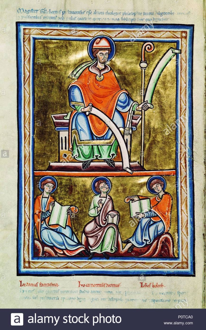 mentor: Gilbert de la Porrée