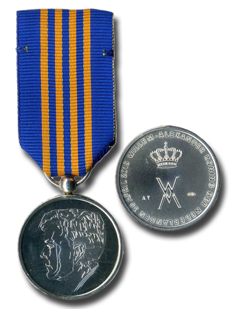 King Willem-Alexander Inauguration Medal