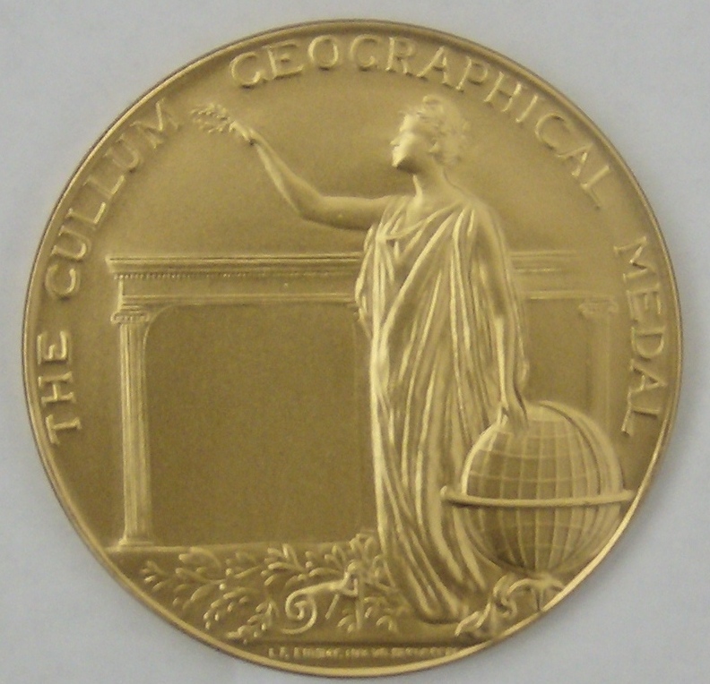 old medal from the American Geographical Society