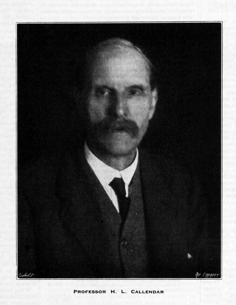 Gallery of Hugh Callendar