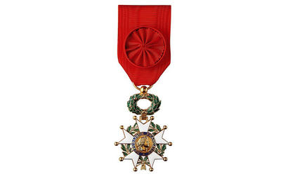 the Cross of Chevalier of the Legion of Honor