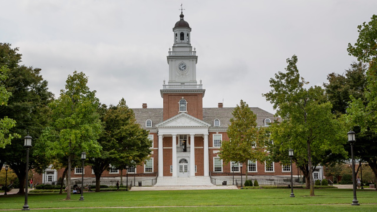 Education period of Herbert Ives in Johns Hopkins University