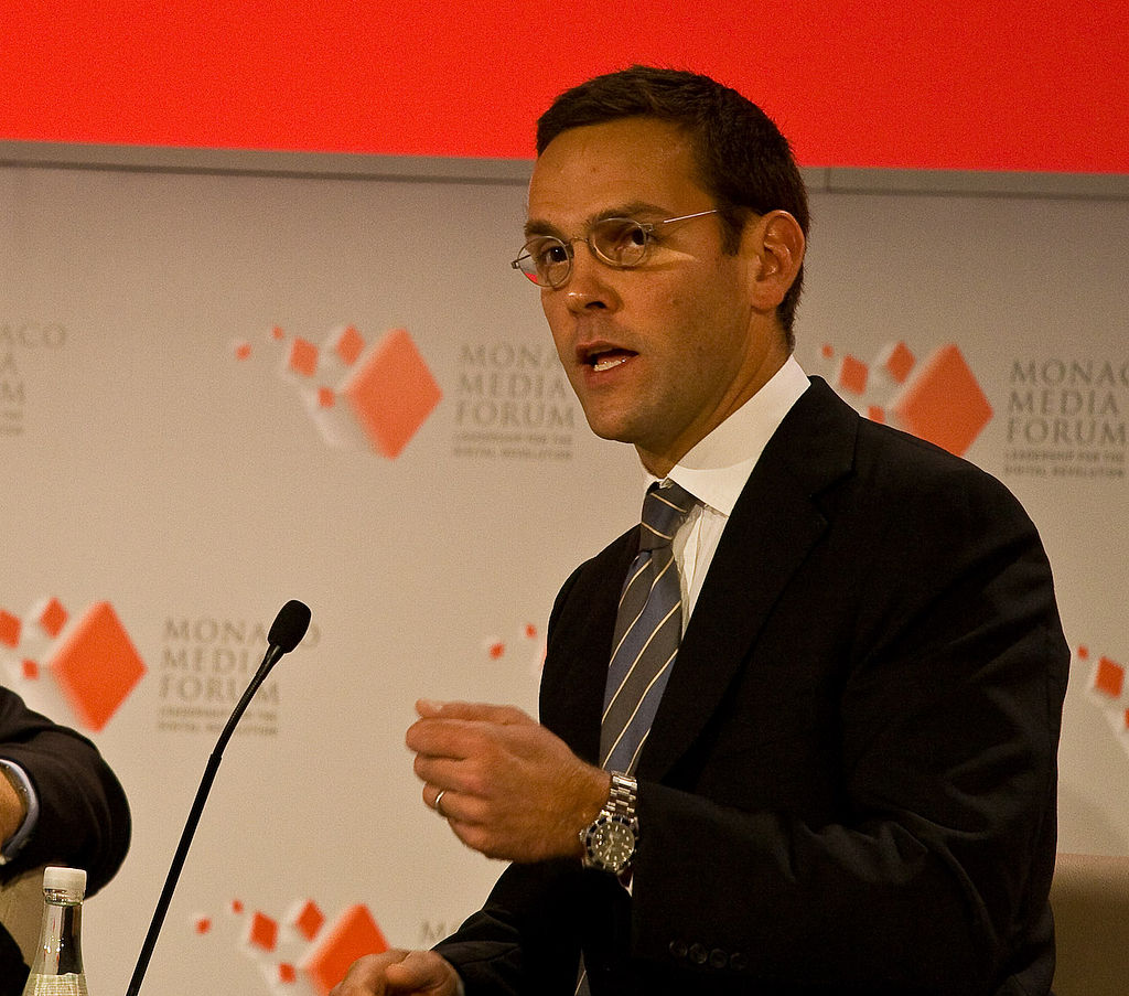 Son: James Murdoch