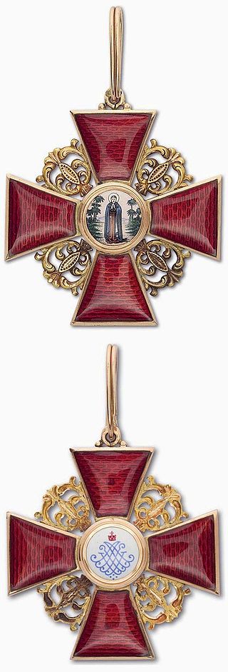 Order of Saint Anna, 1st class