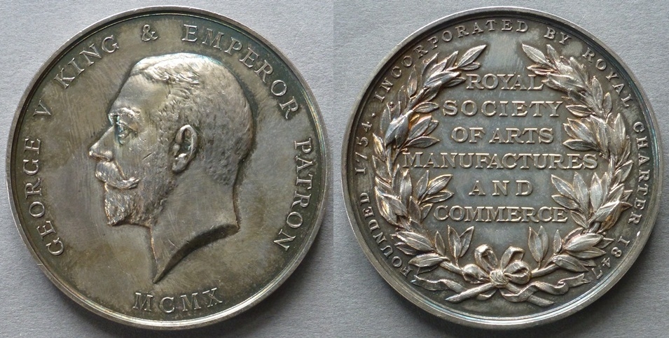 Silver Medal of Royal Society of Arts