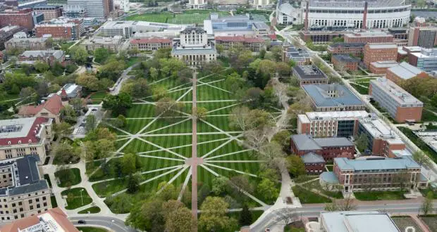 Education period of Robert Bateman in Ohio State University