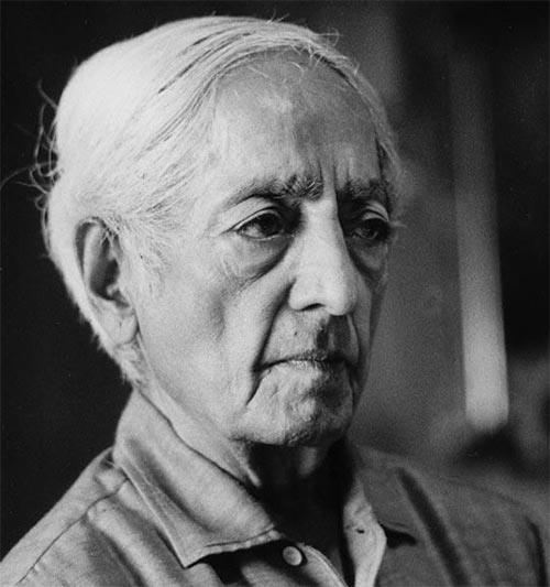 Friend: Jiddu Krishnamurti