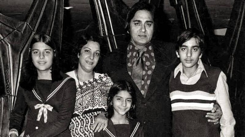 Education period of Sanjay Dutt in The Lawrence School