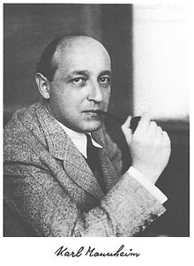 teacher: Karl Mannheim 