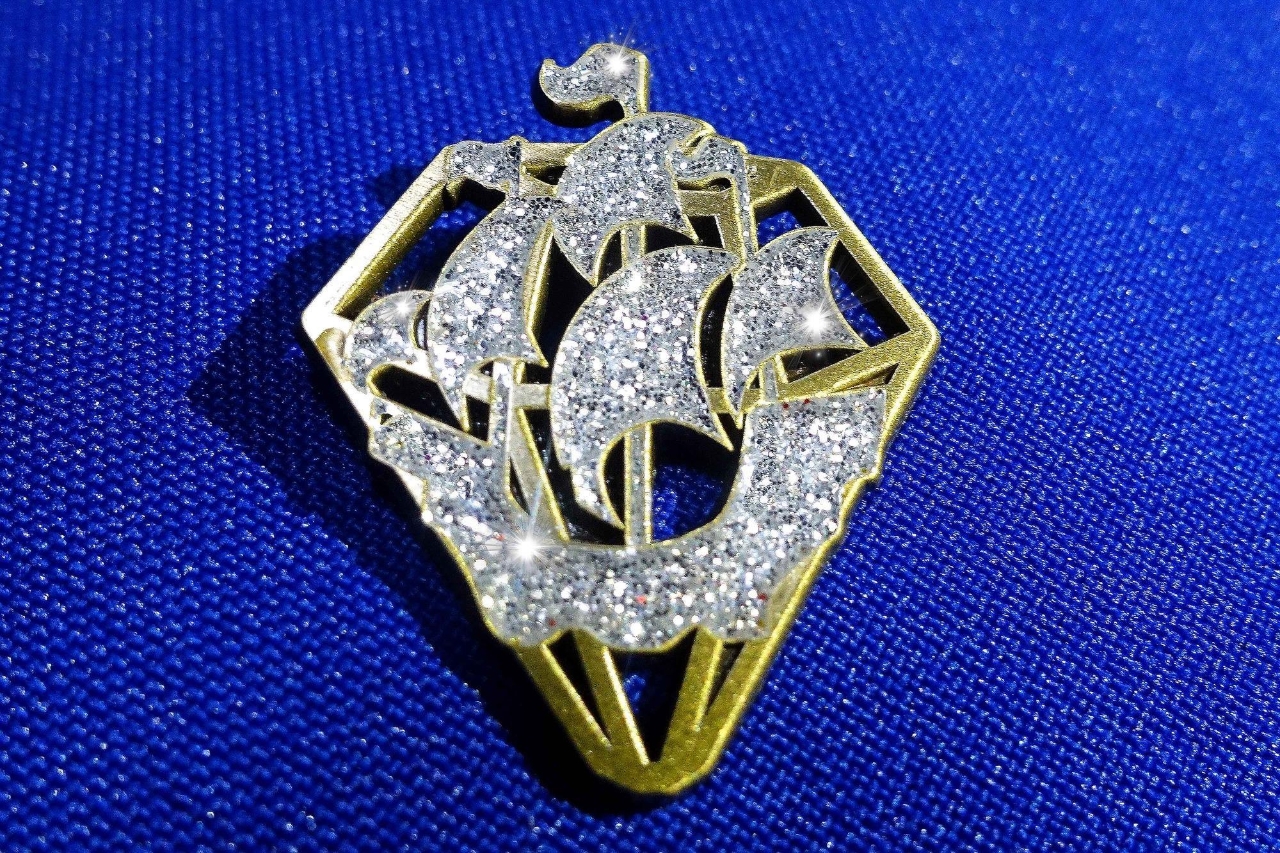 Gold Blue Peter Badge