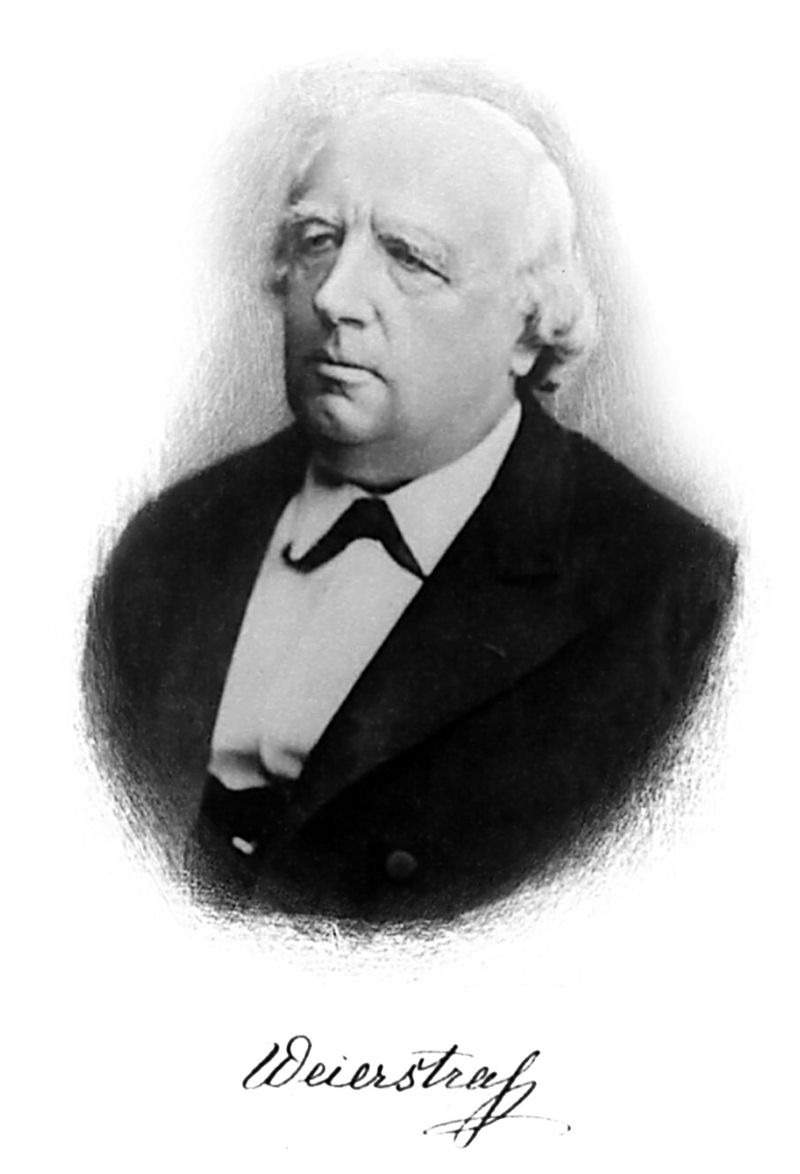 opponent: Karl Weierstrass