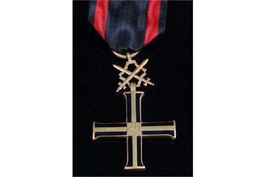 Cross of Independence with Swords