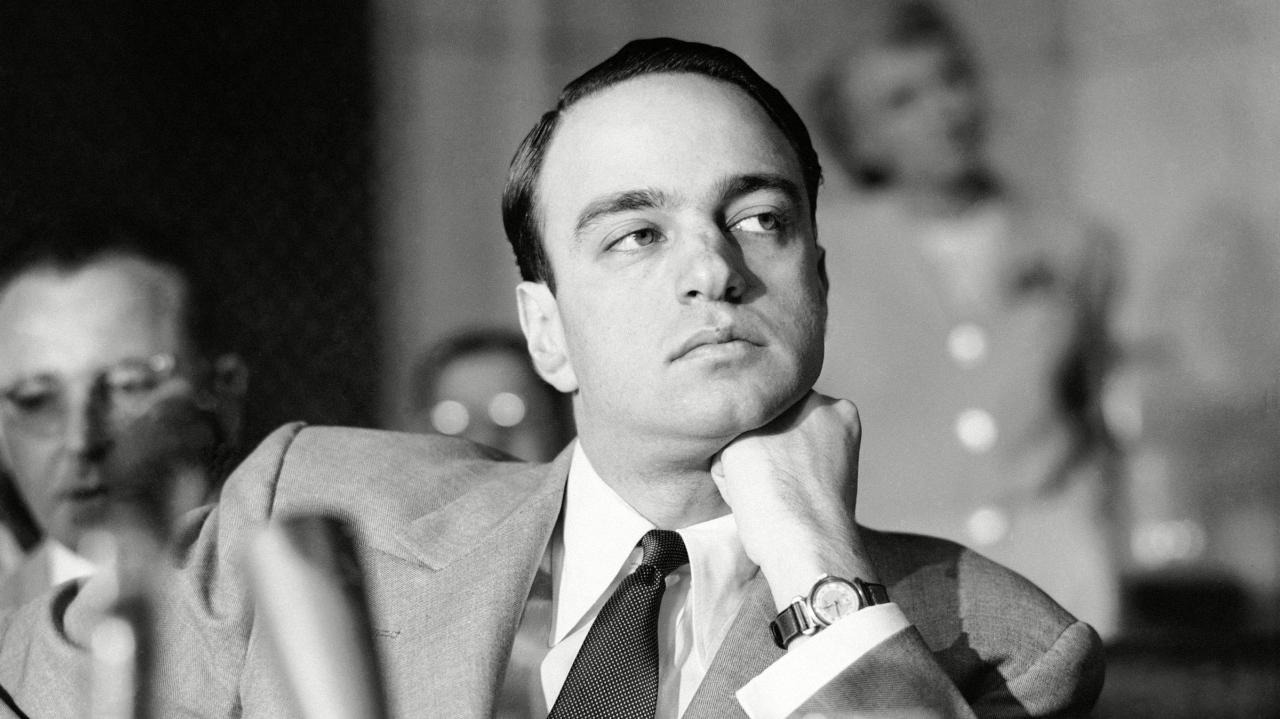 first cousin once removed: Roy Cohn