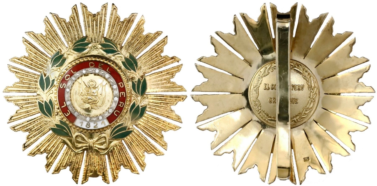 Grand Cross of the Order of the Sun of Peru