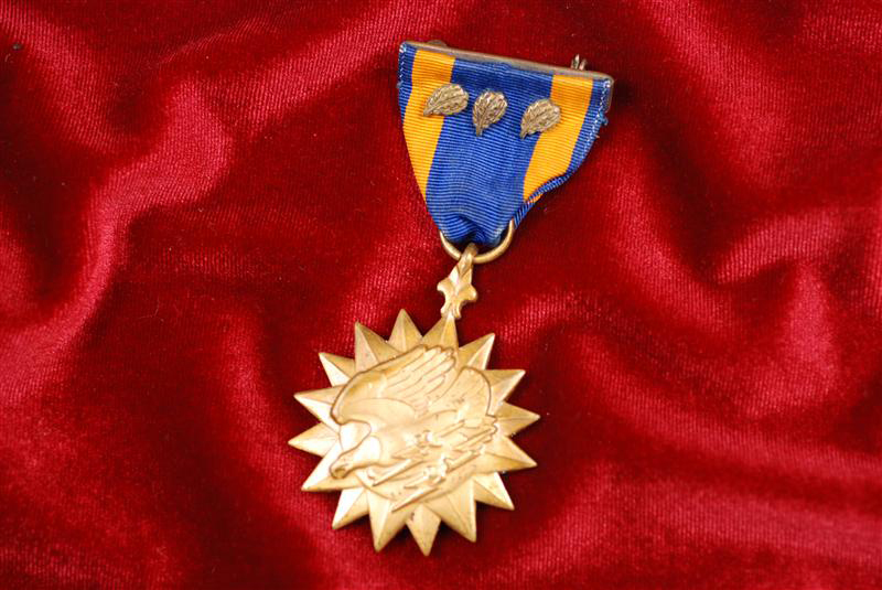 Air Medal with three oak leaf clusters
