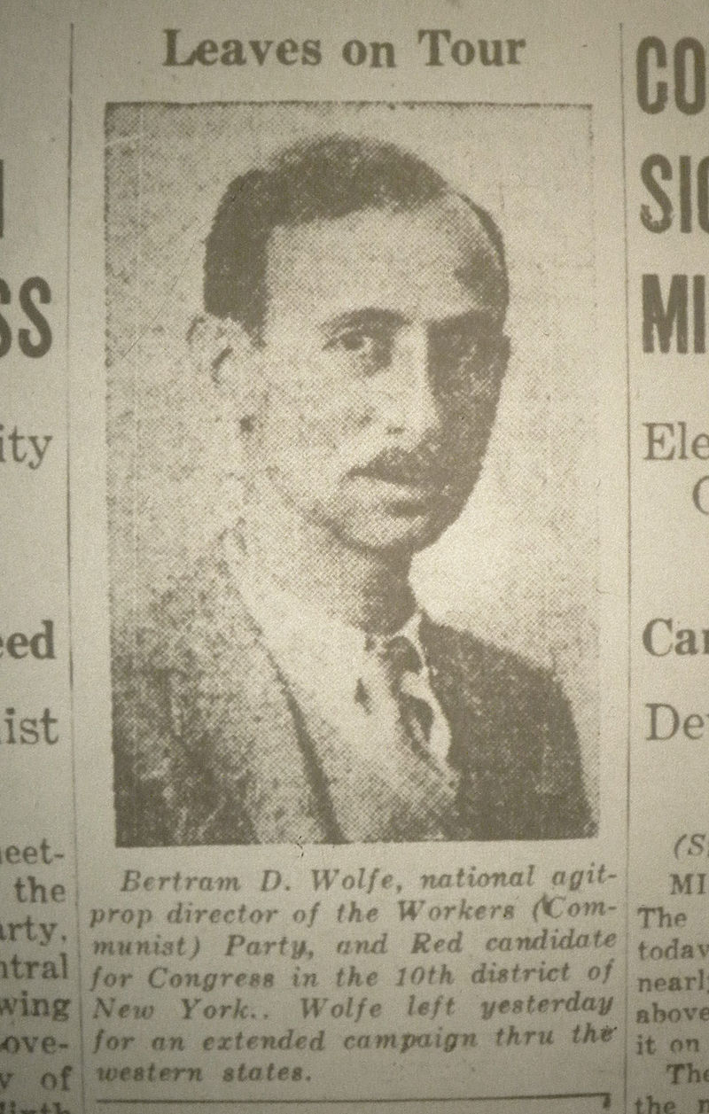 Career period of Bertram Wolfe in career