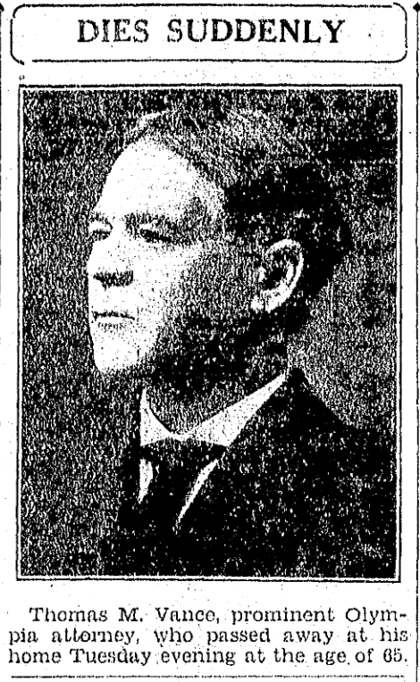 Son: Thomas Malvern Vance