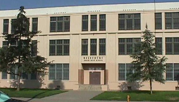 Education period of Anthony Quinn in Belvedere Junior High School