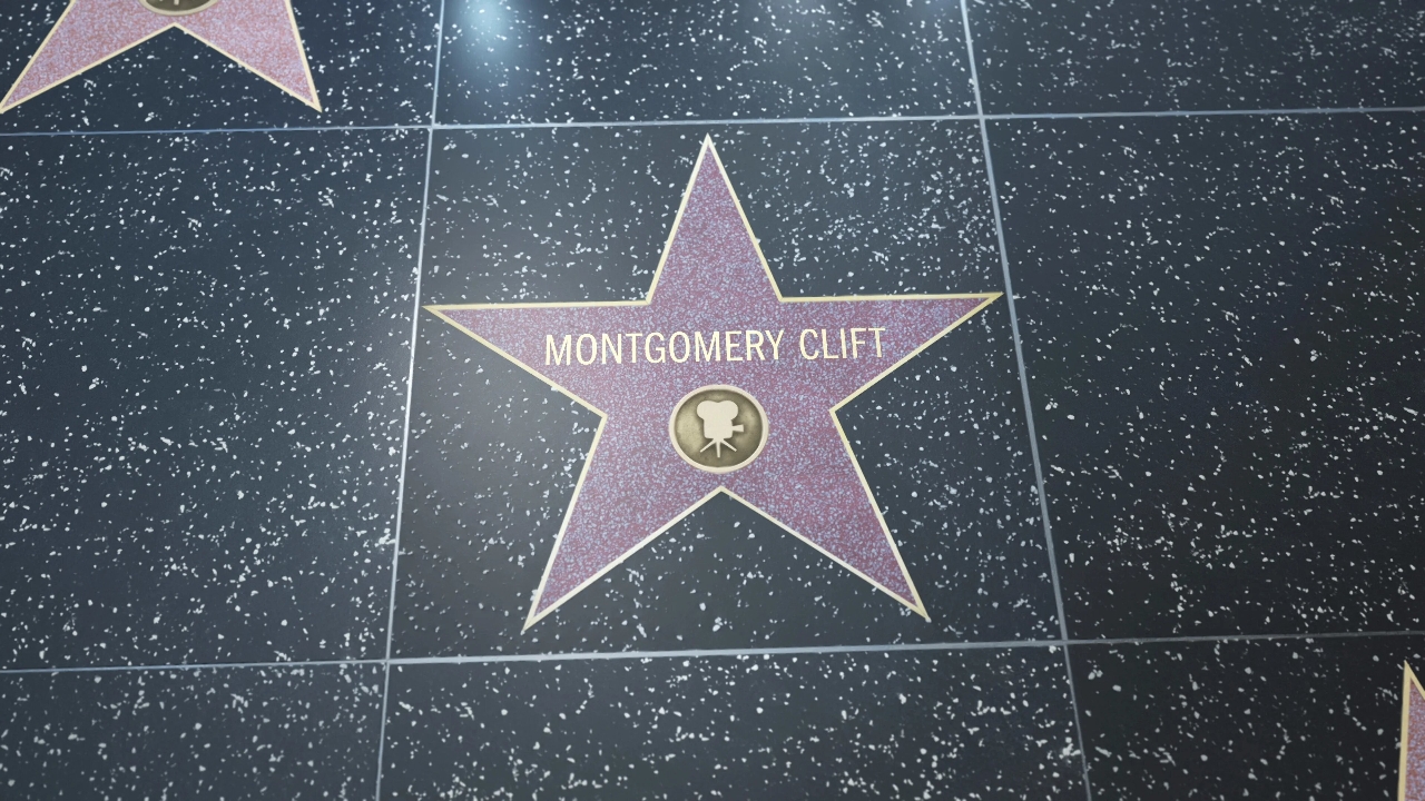 Montgomery Clift's Star on the Hollywood Walk of Fame
