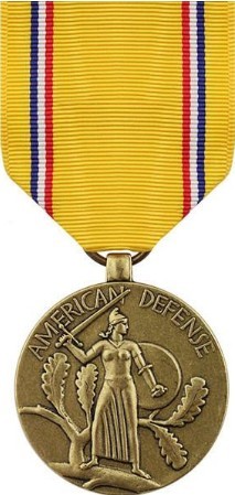 American Defense Service Medal with Atlantic Fleet Clasp