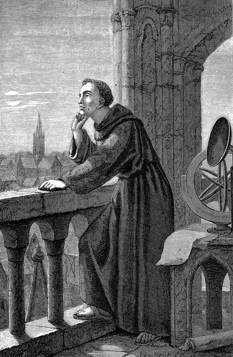 Education period of Roger Bacon in Franciscan school at Oxford