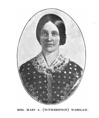 Sister: Mary Ann Witherspoon Wardlaw