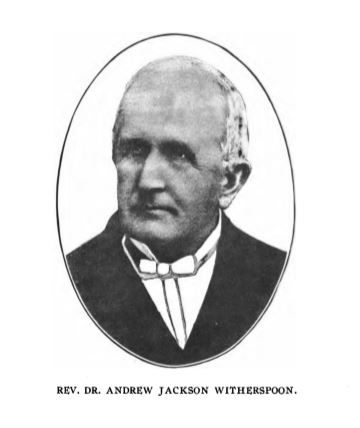 Brother: Andrew Jackson Witherspoon