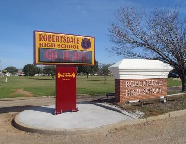 Education period of George Lundberg in Robertsdale High School