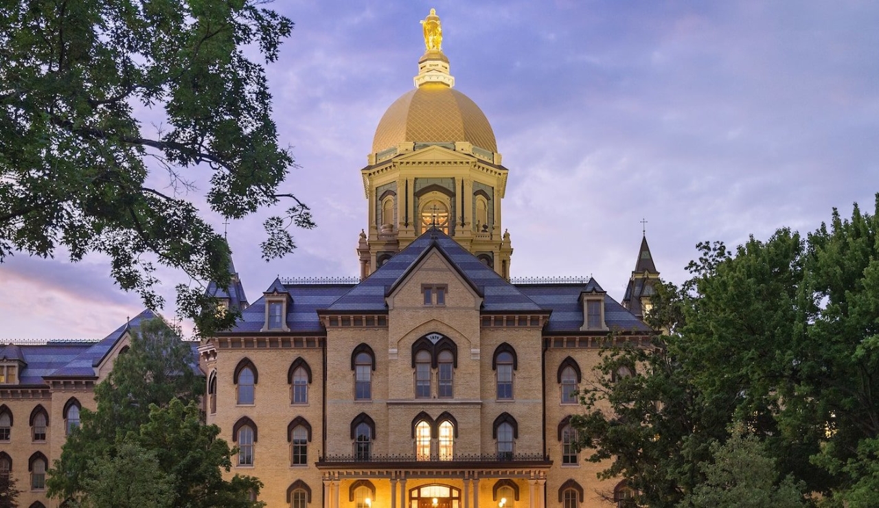 Education period of James Ryan in University of Notre Dame