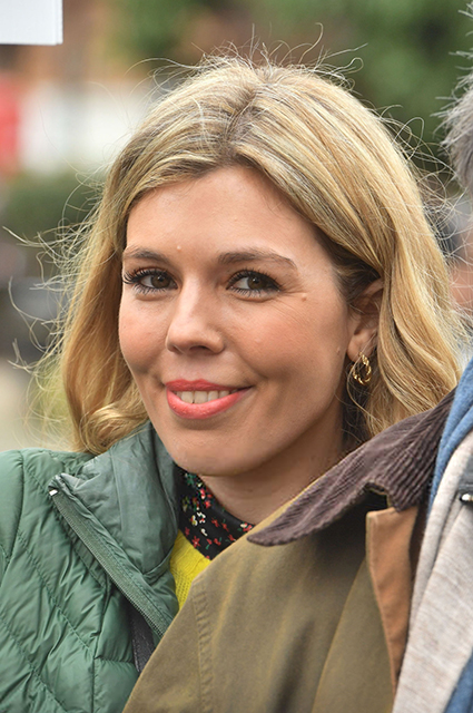 fiancee: Carrie Symonds