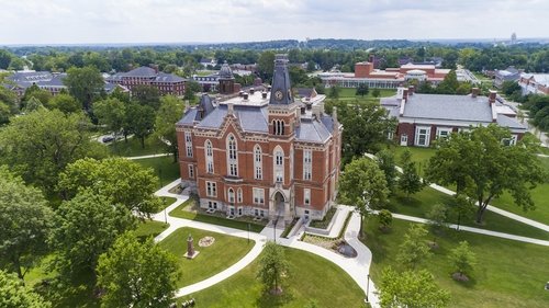 Education period of John Jakes in DePauw University