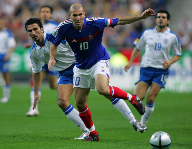 Career period of Zinedine Zidane in career