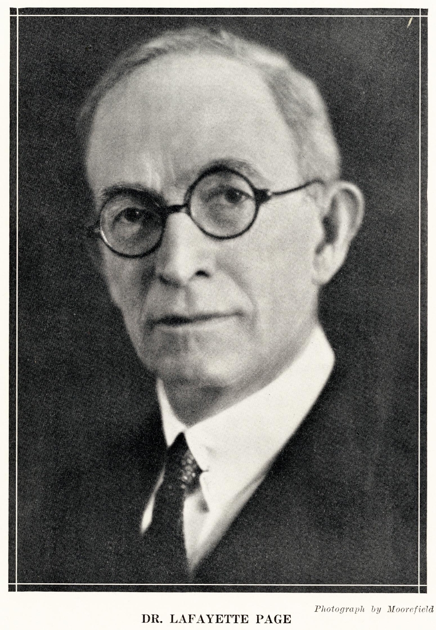 Father: Lafayette F. Page