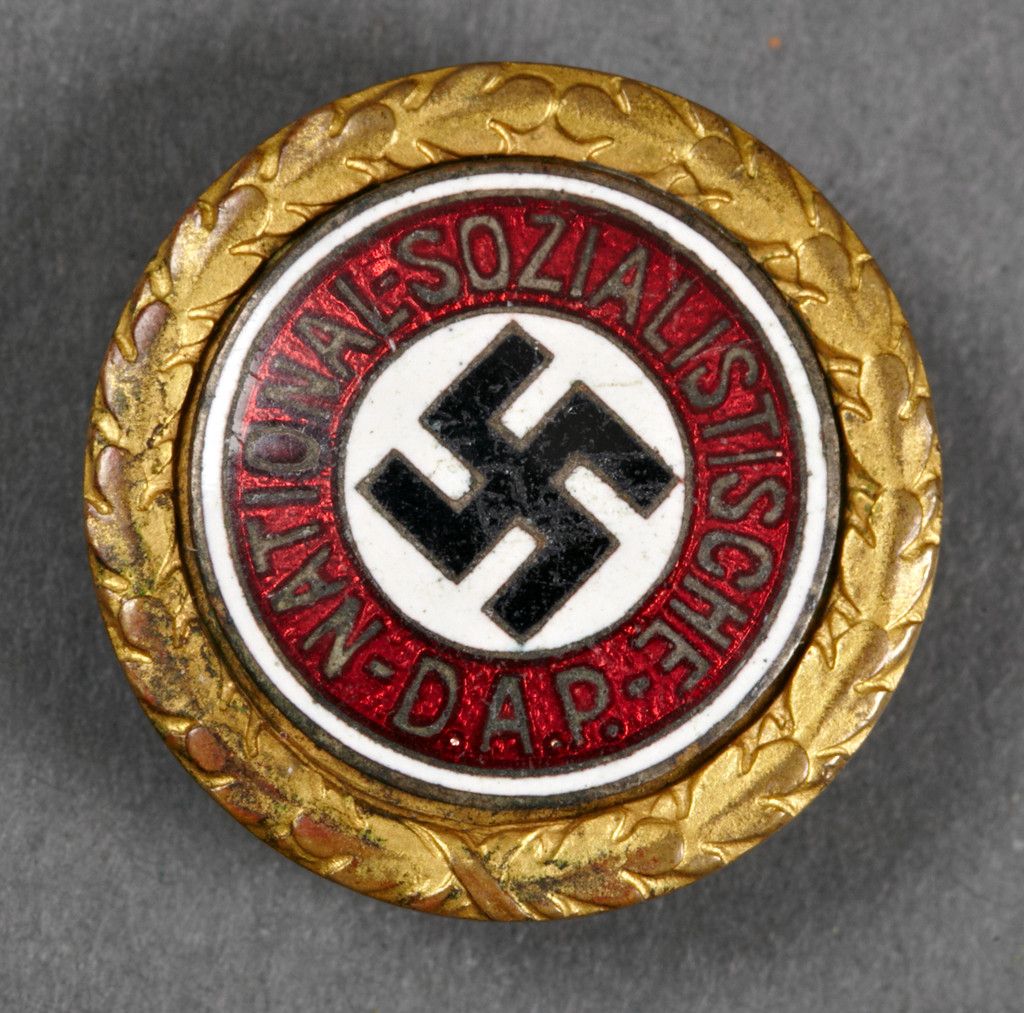 Golden Party Badge