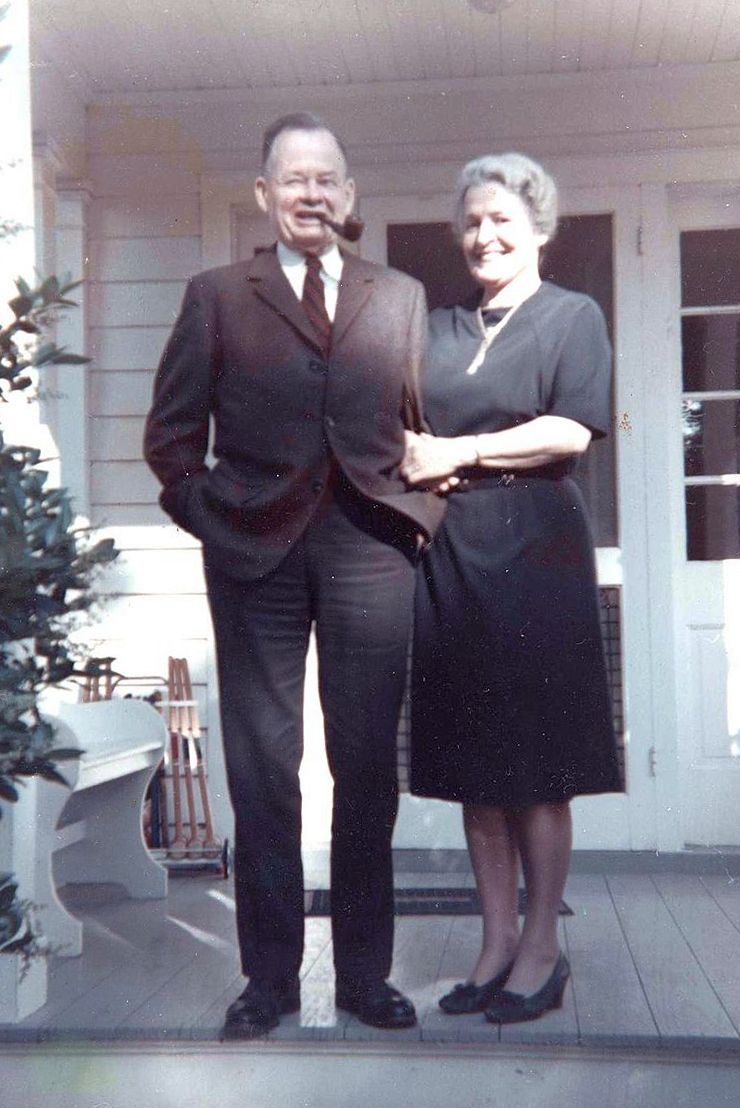 Wife: Virginia Montague Evans