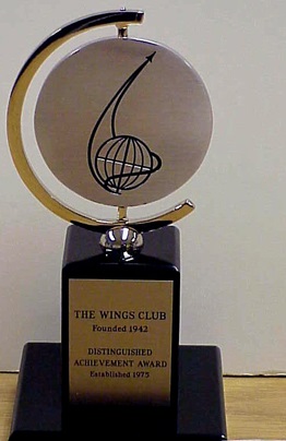 Distinguished Achievement Award from Wings Club