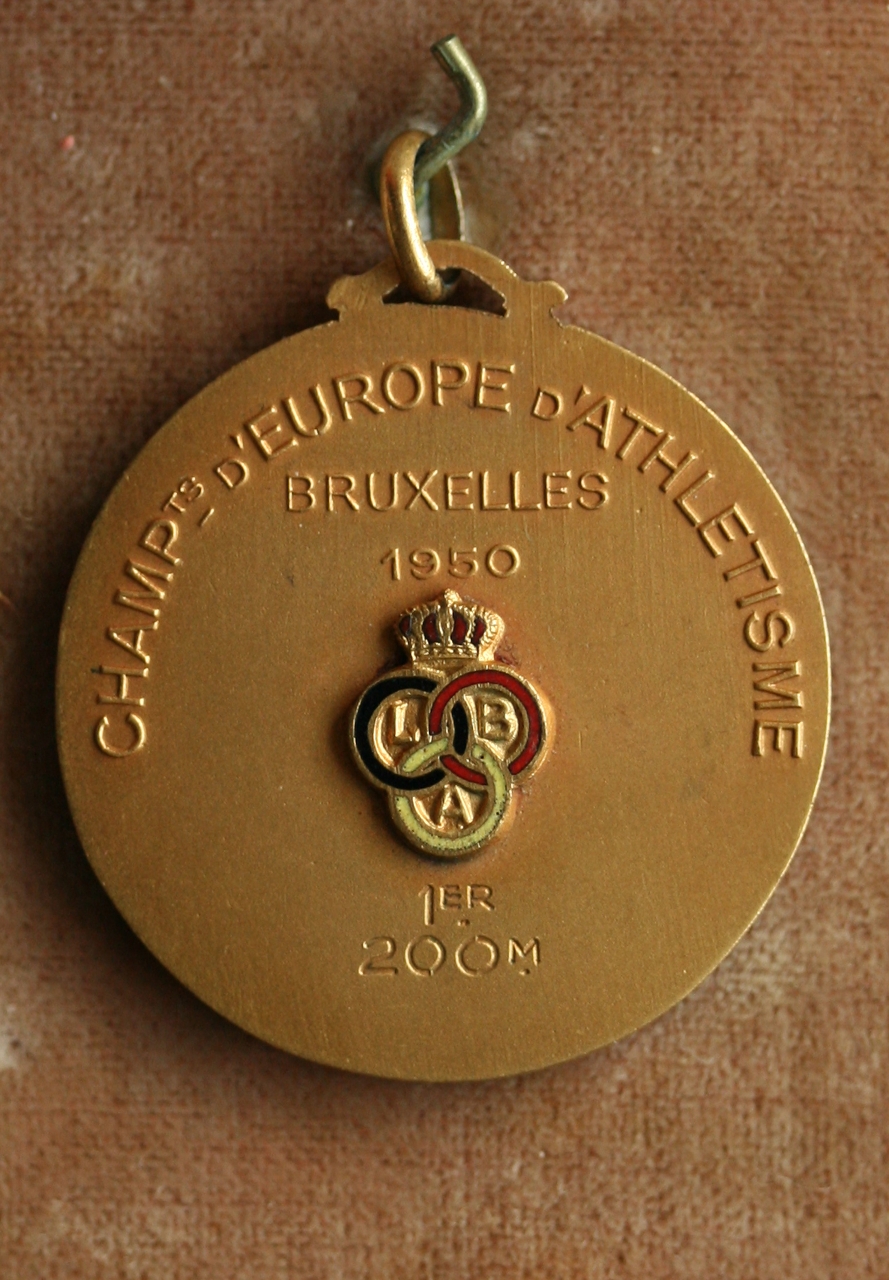 European Athletics Championships Gold Medal