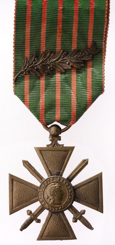 1914–1918 War Cross with Palm