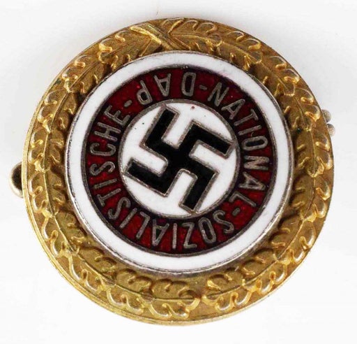 Golden Party Badge