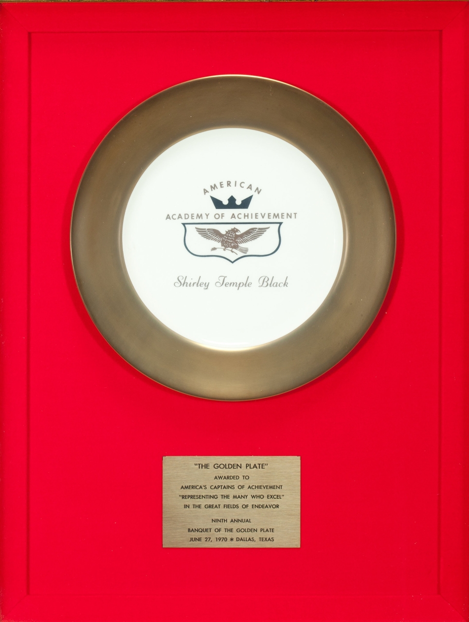 Golden Plate Award