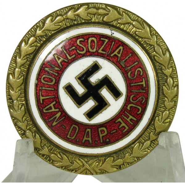 Golden Party Badge