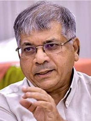 Grandson: Prakash Yashwant Ambedkar