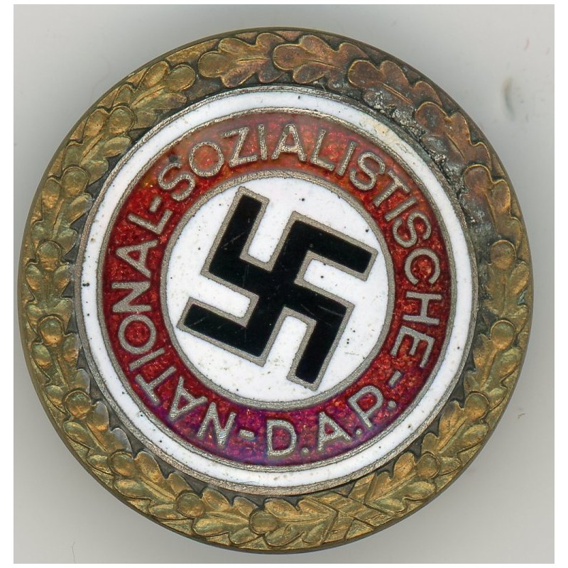 Golden Party Badge
