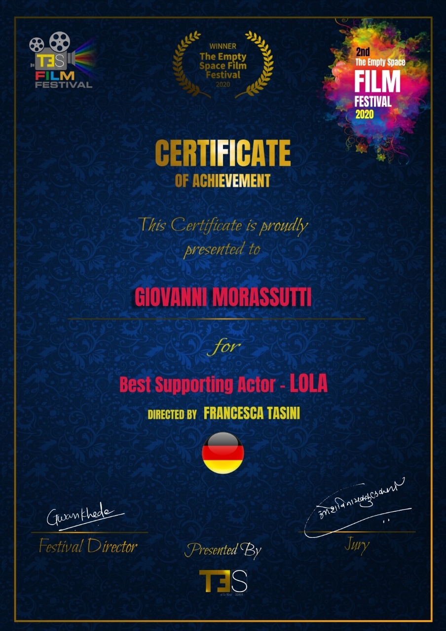Empty Space Film Festival Award for Best Supporting Actor